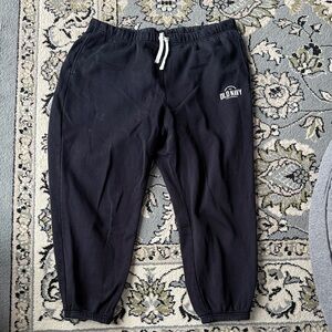 NWOT Old Navy Black Sweatpants with Logo